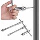 thumbnail image 2 of Multi-functional T Adjustable Ratchet Wrench Socket Spanner Adjustable Wrench Portable Clamping Tool (M5-12 Long), 2 of 4