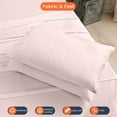 thumbnail image 5 of HNB Store Pillow cases Premium 1000TC | Luxury Soft Egyptian Cotton Pillow Case | Standard 20x26" inch | 2 Pieces Pillow Case | Blush, 5 of 6