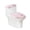 Flower, variant on HELLHERO Cherry Toilet Top Cover, Non-Slip Machine Washable Elastic Fabric Toilet Seat Covers