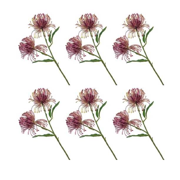 Flor Artificial Bewildely Rosa Roja 6X