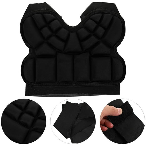 TABLZONE Padded Ice Skating and Hockey Protective Pants Black Sponge Skiing Set for Adults and Kids