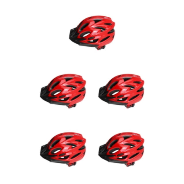 Decodeary Improve Safety Adjustable Mens Cycle - Lightweight And Impact Resistant Red 5Set