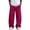 Hot Pink, variant on OIOLOYJM Mens Baggy Sweatpants Wide Leg Elastic Waist Drawstring Lounge Pants with Pockets Casual Loose Fit Workout Athletic Sweat Pants Black L