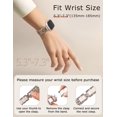 thumbnail image 5 of TOYOUTHS Compatible with Apple Watch Band for Women 42/41/40/38/44/45/46/49mm, Mosaic Style Stainless Steel Bracelet Strapfor iWatch Ultra Series 10 9 8 7 6 5 4 3 SE, 5 of 6