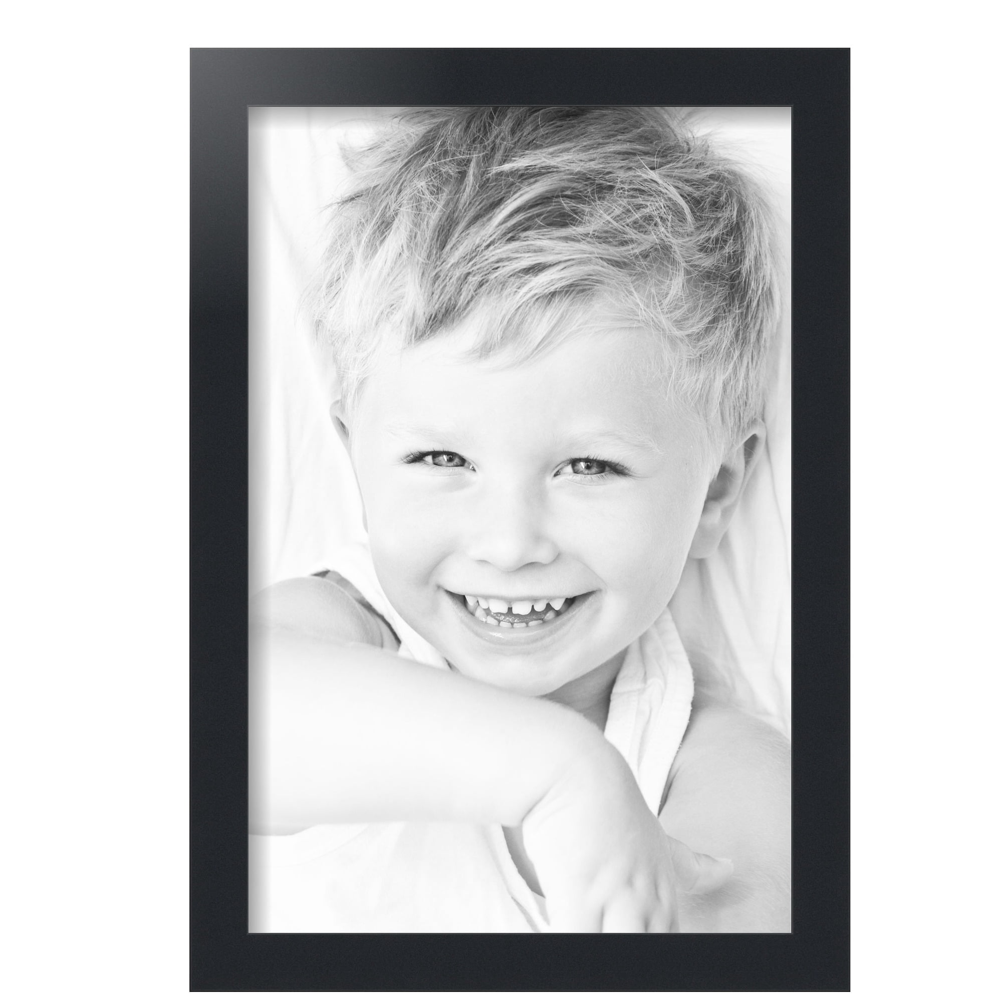 ArtToFrames 12" x 18" Black Picture Frame, 12x18 inch Black MDF Poster Frame (WOM-3926),  Pack