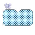 thumbnail image 1 of ZNDUO Car Windshield Sun Shade, Abstract Blue Polka Dot Pattern Windshield Sun Shade UV Rays and Heat Sun Visor Protector Foldable Windshield Sun Shade, Small Size, 1 of 8