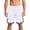 White, variant on Mens 11" Gym Basketball Shorts with Pockets - Quick Dry Lightweight Athletic Shorts for Workout Running Gray,2XL