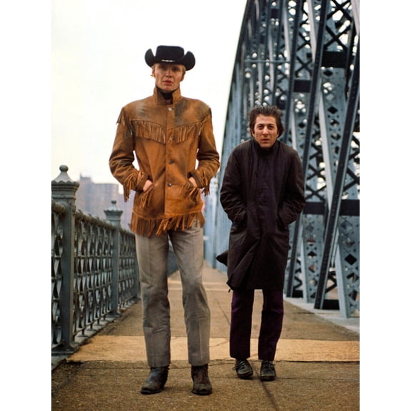 Art.com Midnight Cowboy, Jon Voight, Dustin Hoffman, 1969 Photo, 12" x 16"