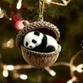 thumbnail image 6 of Forest Animal Acorn Ornaments, 2026 Christmas Pine Cone Decoration, Acrylic Woodland Creatures in Acorn Shells, Ornaments Animals as Rustic Home Decorations for Holiday Party Xmas Tree Decor, 6 of 8