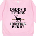 thumbnail image 3 of Inktastic Daddy Future Hunting Buddy Toddler Sweatshirt, 3 of 4