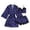 Navy, variant on Glisme Silk Pajamas For Women Set Set Floral Lace Sleepwear Camisole Top Shorts And Robe 3Pcs Pjs Classic Wine Home Clothes