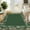 Green, variant on Yesurprise 9'x12' Modern Solid Floral Area Rugs - Washable, Low Pile, Non-Slip Carpet for Living Room, Bedroom, Home Office - Dark Gray