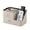 Beige, variant on PU Leather Square Tissue Box Cover with Magnetic Closure, Tissue Holder with Storage Tray & Remote Control Organizer, for Nightstand, Living Room, Bathroom, Office Desk（White）