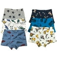 thumbnail image 4 of B&Q 6 PK Cotton Toddler Boys Underwear Boxer Briefs - Sizes 4T to 8T, 4 of 6