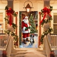 thumbnail image 4 of YZEGDCH Privacy Door Curtain， Christmas Fabric Front Door Banner, Outdoor Indoor Home Party Decoration Supplies, On End of Year!, 4 of 6