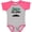 Baseball Heather and Hot Pink, variant on Inktastic Rock Climbing Future Climber Boys or Girls Baby Bodysuit