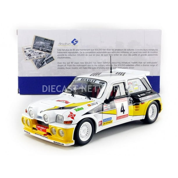 SOLIDO 1  18 RENAULT  5  MAXI TURBO  RALLYE DE ASTURIAS 