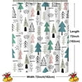 thumbnail image 6 of Christmas Shower Curtain, Colorful Christmas Tree Shower Curtains for Bathroom, Pink Green Winter Holiday Shower Curtain, Merry Christmas Xmas Pine Fabric Cloth Bath Decor Curtain, 72x72 Inch, 6 of 6