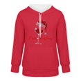 thumbnail image 4 of Chandails d'Hiver Grande Taille pour Femmes Chandails à Capuche Décontractés de Noël à Col Rond Manches Longues Sweat à Capuche Drôle Rouge TG, 4 of 5