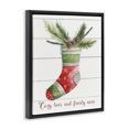 thumbnail image 3 of Stupell Industries French Country Cozy Toes & Frosty Nose Black Floating Frame Canvas Art, 17 x 21, by Livi Finn, 3 of 8