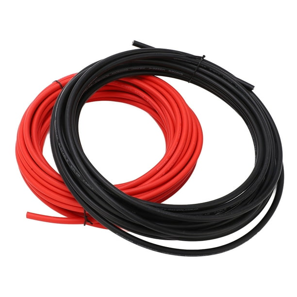 Cable para panel solar, 2 piezas Cable de cobre estañado para panel solar Cable de extensión para panel solar Diseño elevado