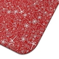 thumbnail image 5 of Red Christmas Gift and Snowflake Pattern Dish Drying Mat for Kitchen 1 Pack, Ultra Absorbent Microfiber Dishes Drainer Mats,16x18in(41x46cm), 5 of 6