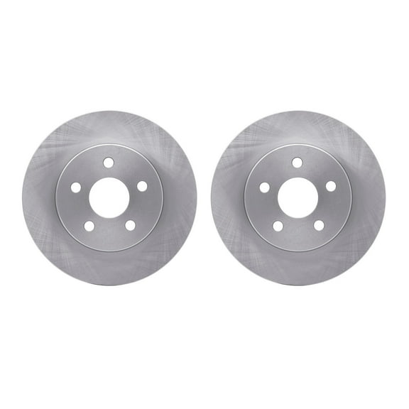 Dynamic Friction Company Rear Brake Rotors 6002-39005