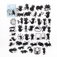 thumbnail image 1 of Pegatinas De Manual 45 pegatinas de papel con significado de animales, pegatinas de manual coloridas (A) Ndcxsfigh Libre de BPA, 1 of 1