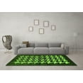 thumbnail image 3 of Ahgly Company Indoor Rectangle Abstract Green Modern Area Rugs, 2' x 4', 3 of 4