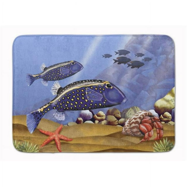 Carolines Treasures PTW2033RUG Undersea Fantasy 8 Machine Washable Memory Foam Mat
