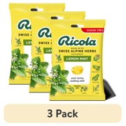 (3 pack) Ricola Herb Throat Drops Lemon Mint, 24 Drops