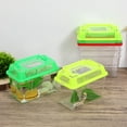 thumbnail image 4 of IFANLANDOR 5Pcs Transparent Plastic Aquarium Fish Tank Assorted Colors Ideal for Goldfish Turtle Reptile, 4 of 6