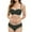 Black, variant on Bzhegqhd Womens Bikini Sets Sexy Two Piece,Women Solid Color Sexy Backless Strap Bikini Swimsuit,