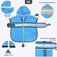 thumbnail image 6 of Dog Raincoat Hooded - Waterproof Reflective Pet Rain Jacket, 6 of 8