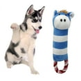 thumbnail image 4 of Flmtop Chien Chat Chiot Corde en Coton Éléphant Cheval Peluche Jouet à Mâcher Rouge, 4 of 9