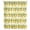 Yellow, variant on Lemon Summer Sheer Curtains 45 Inches Long, Watercolor Fruits Green Yellow Stripes Light Filering Curtains, Breathable Simi Curtain Privacy Drapes for Kitchen Bathroom Small Window Treatment