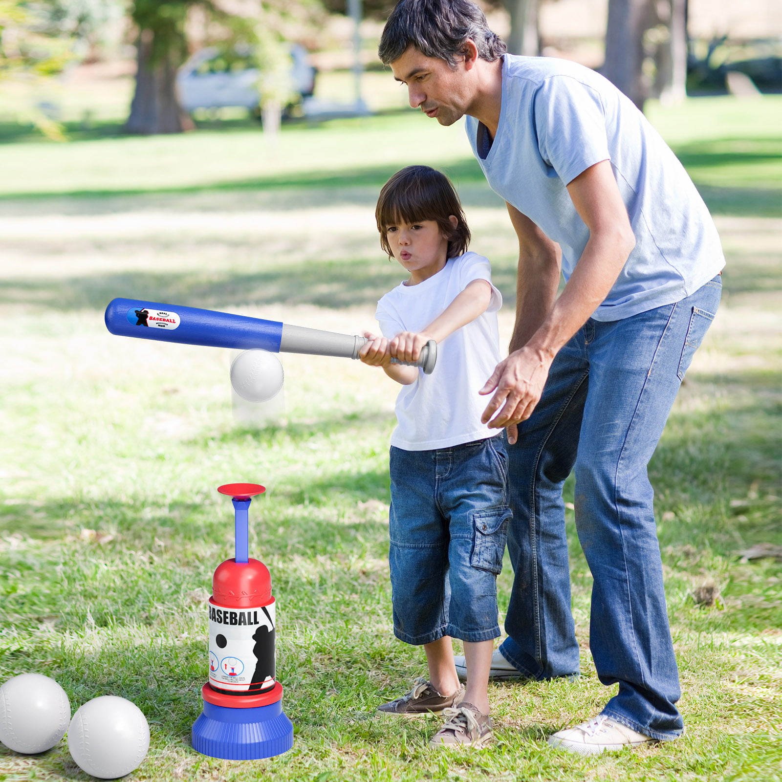 1 Set Safe Outdoor Lightweight Baseball Kit for Children Kids 