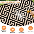 thumbnail image 2 of Kzaei Waterproof Outdoor Rug, 9'x12' Reversible Plastic Camping Area Rugs, Brown, 2 of 7