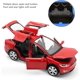 thumbnail image 3 of Model car for Tesla X 90 1:32 - ring car with sound and light - also as a toy car with pull-back function - gift for children, 3 of 5