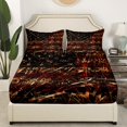 thumbnail image 2 of Erosebridal Branches Fitted Sheet Set Full, Rustic Tree Bedding Full Size, Retro US Flag Decor（No Top Sheet）, 2 of 5