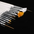 thumbnail image 3 of NIBOLOG 15 Pcs Nail Art Gel Design Pen Painting Polish Brush Dotting Drawing Tool Set, 3 of 5