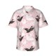 thumbnail image 1 of Balery Swan And Flowers2 Camisas hawaianas de manga corta para hombre, camisas playeras de corte holgado, camisas de vacaciones con botones,Large, 1 of 7