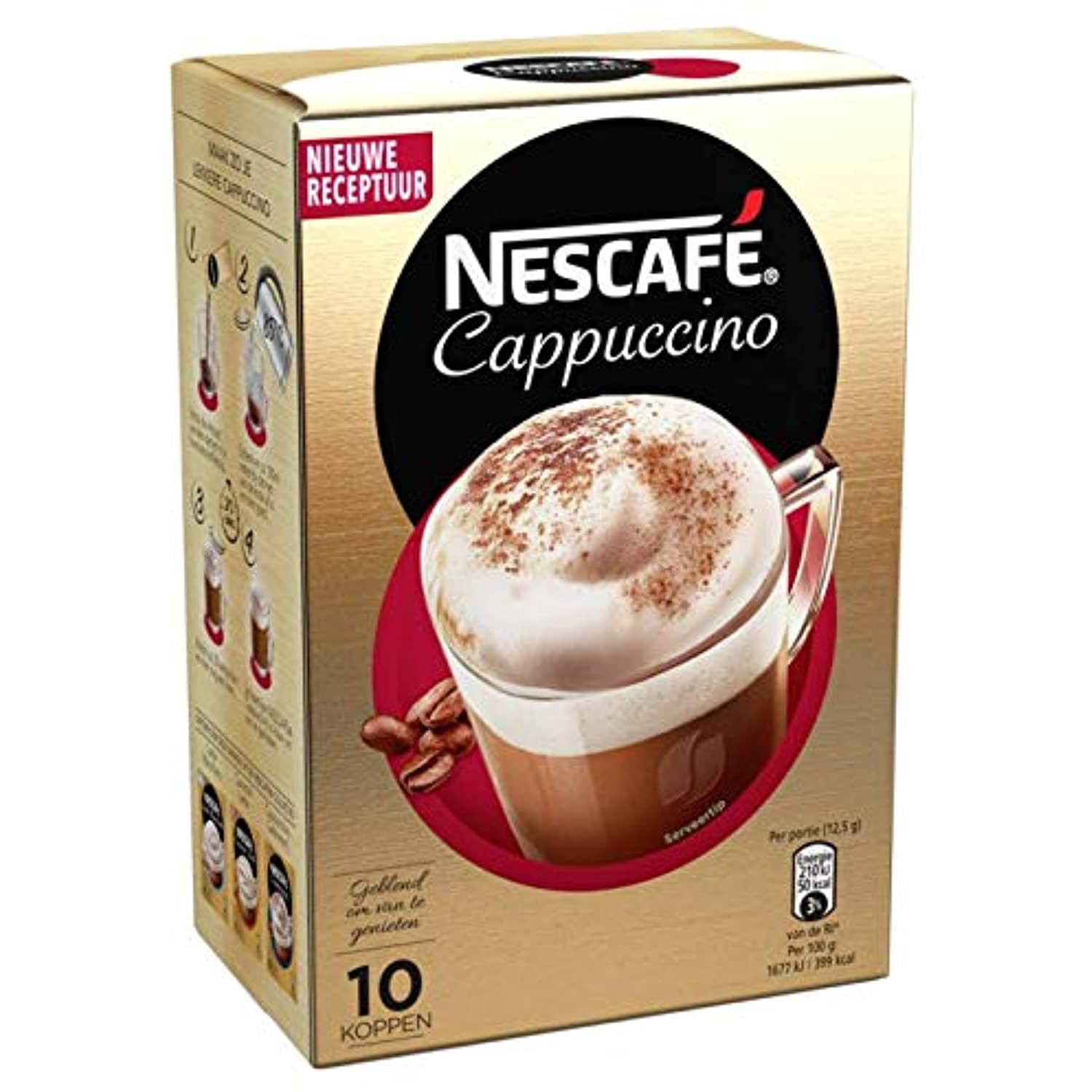 Nescafe Sticks Cappuccino, 4.4092 Ounce