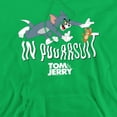 thumbnail image 2 of Tom and Jerry Movie In Pursuit Unisex Adult Pull-Over Hoodie,Kelly Green, Medium, 2 of 5