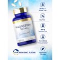 thumbnail image 5 of Magnesium 500mg | 300 Coated Caplets | Vegetarian, Non-GMO, and Gluten Free Supplement | by Carlyle, 5 of 8