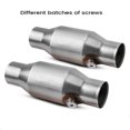 thumbnail image 1 of 2Pcs 2.5Inch Spun Universal Catalytic Converter High Flow Stainless Steel 425250 Exhaust Catalytic Converter, 1 of 5