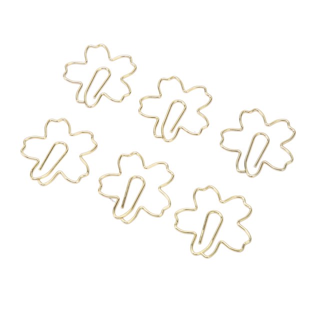 Fancy Paperclips, 100 Pieces Strong Clamping Cute Paper Clips For School