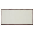 thumbnail image 2 of VHC Brands Bathroom Bath Mat, Cotton Floor Rug for Shower, Embroidered, Connell Collection, Rectangle 17x36, Stars, Burgundy, 2 of 3