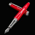 thumbnail image 3 of Caran d'Ache Leman Red Silver Fountain Pen - Medium, 3 of 8