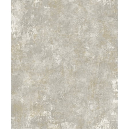 Brewster Axel Light Grey Patina Texture Wallpaper
